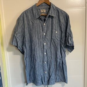 Weatherproof Men's Light Blue Casual Shirt